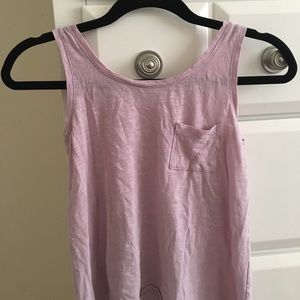 light pink tank top